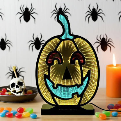 Halloween Pumpkin Demon Infinity Lights - image 4