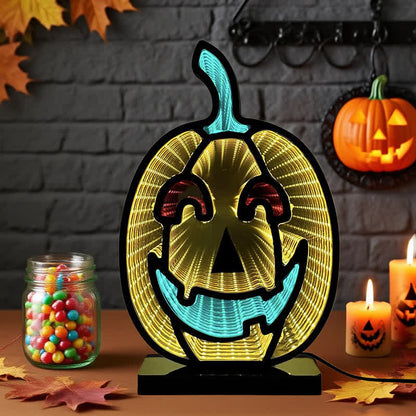 Halloween Pumpkin Demon Infinity Lights - image 2