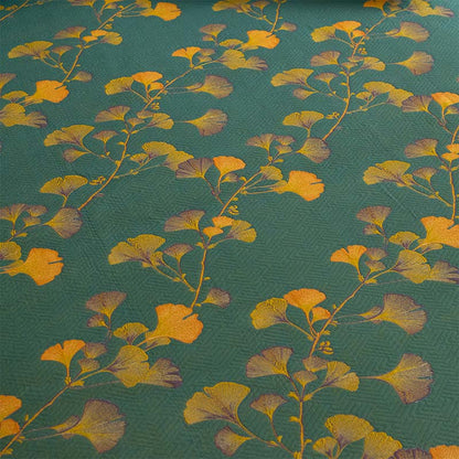 Large Ginkgo Leaf Cotton Fitted Sheet - image 9