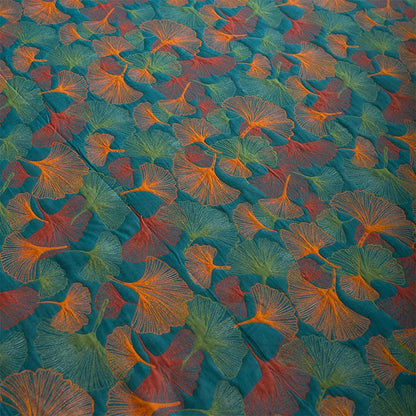 Ginkgo Leaf Cotton Gauze Fitted Sheet - image 7