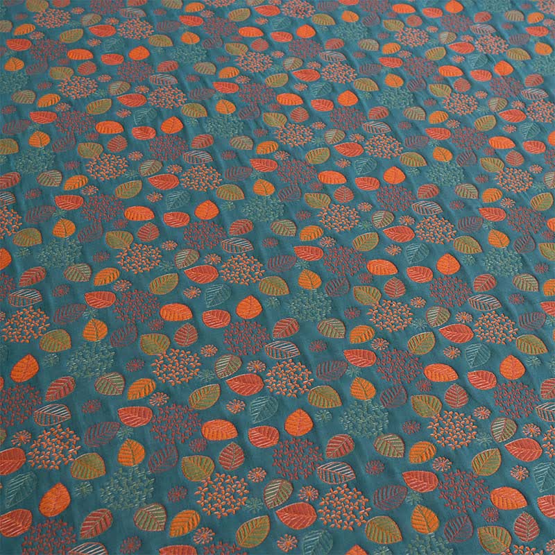 Leaf Print Cotton Gauze  Fitted Sheet - image 6