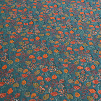 Leaf Print Cotton Gauze  Fitted Sheet - image 6