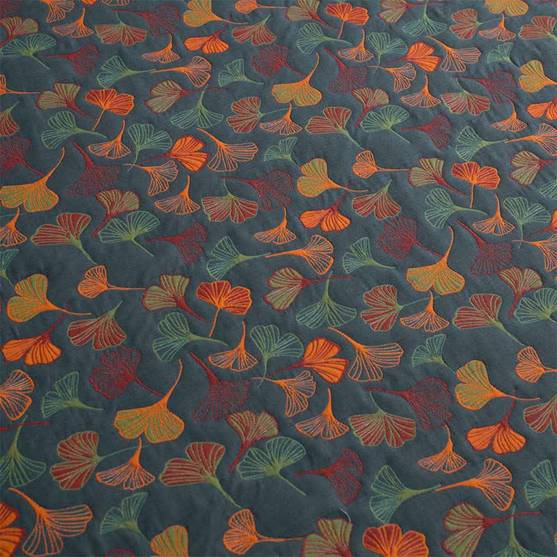 Ginkgo Natural Cotton Gauze Fitted Sheet - image 7