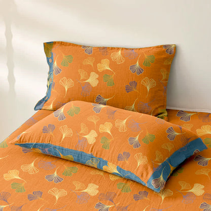 Ginkgo Biloba Cotton Jacquard Sheet Bedspread - image 7