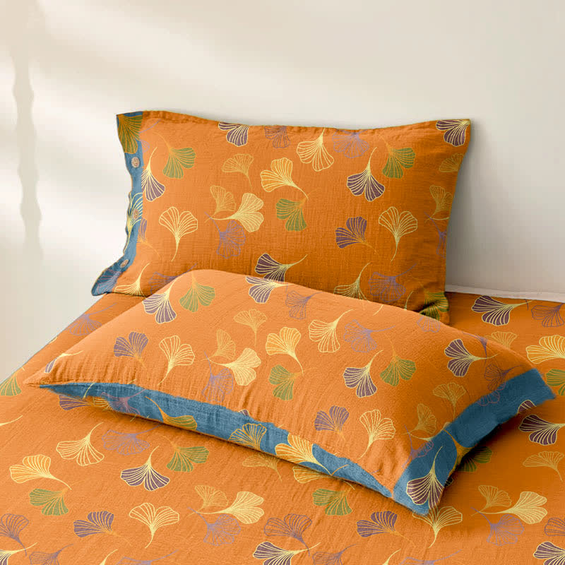 Ownkoti Ginkgo Biloba Cotton Jacquard Sheet Bedspread - image 6