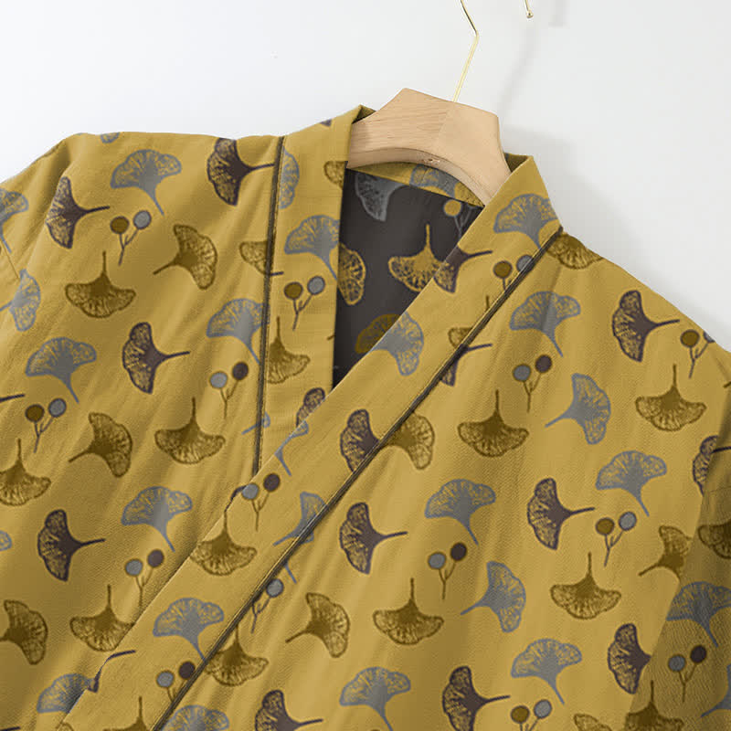 Ownkoti Ginkgo Organic Cotton Kimono Loungewear Set - image 12