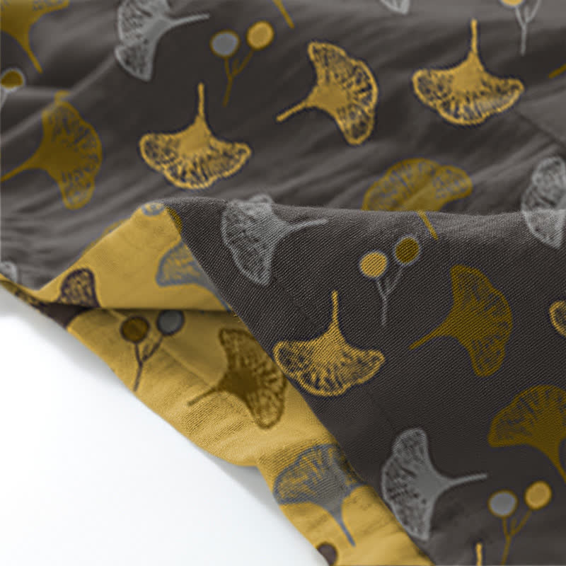 Ownkoti Ginkgo Organic Cotton Kimono Loungewear Set - image 10