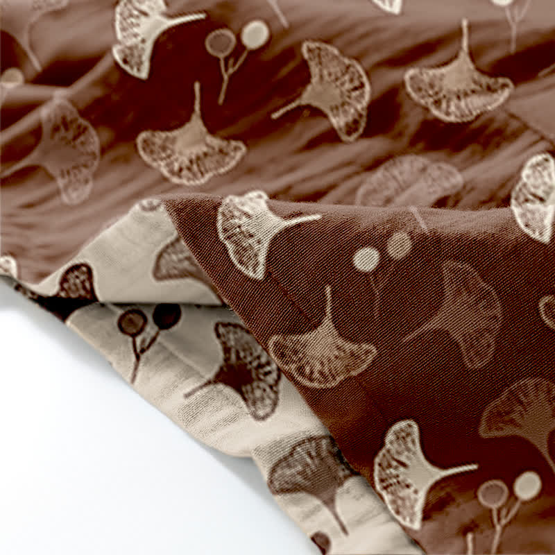 Ownkoti Ginkgo Organic Cotton Kimono Loungewear Set - image 20