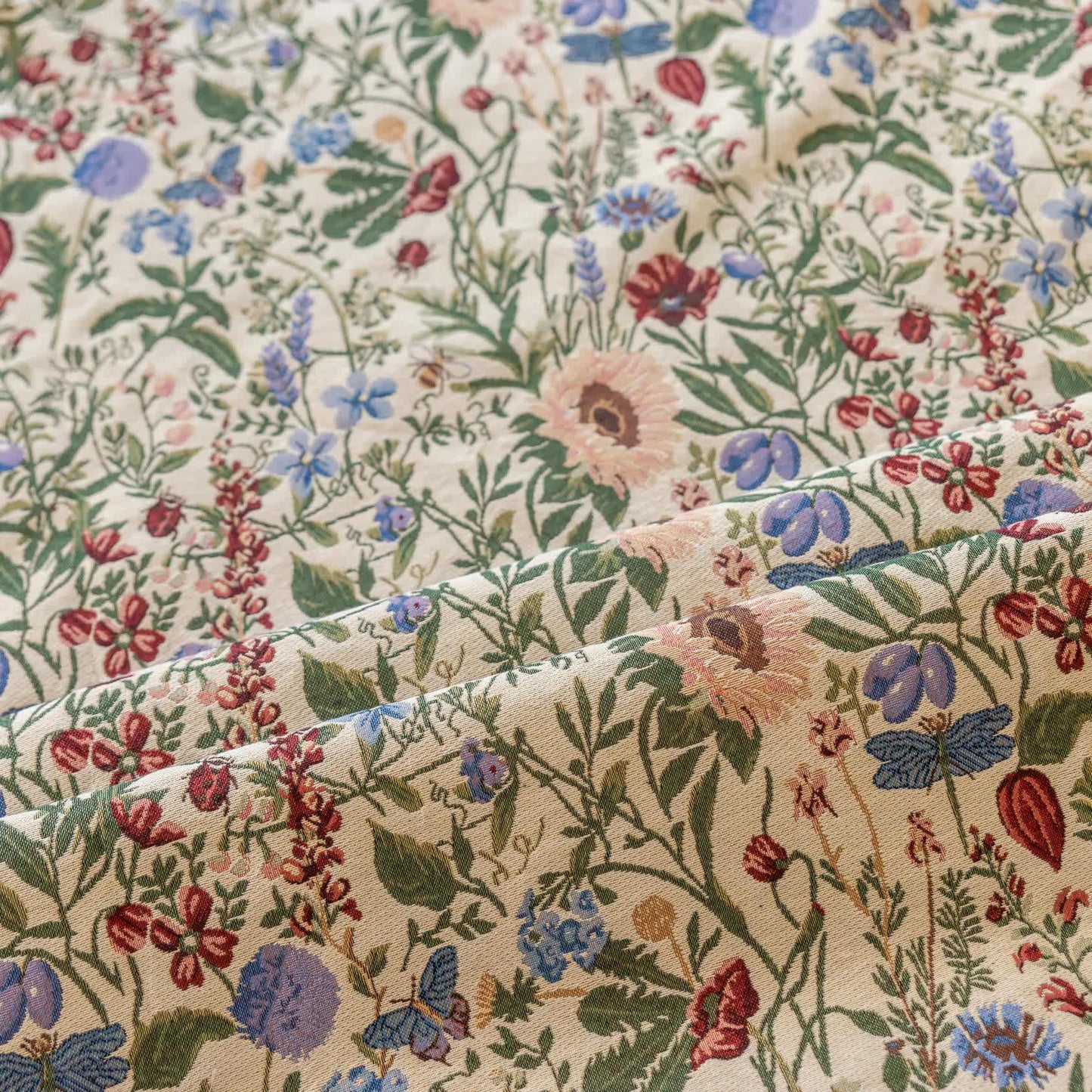 Painterly Dahlia Floral Tassel Curtain - image 9