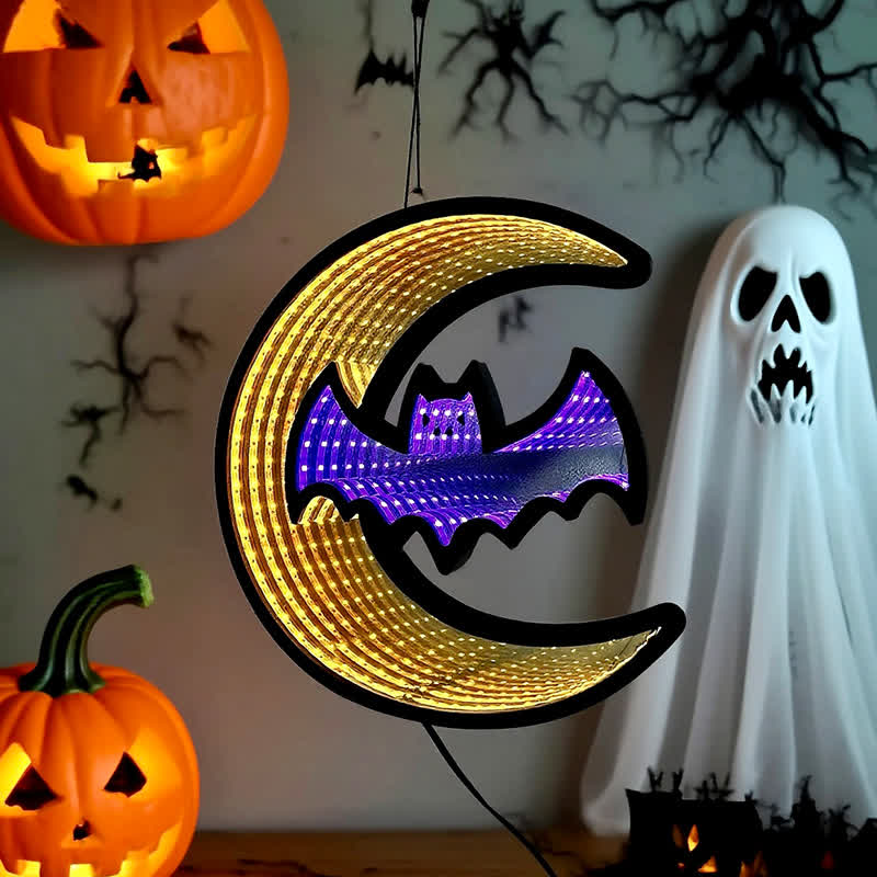 3D Bat Infinity Lights Hanging Decoration - image 3