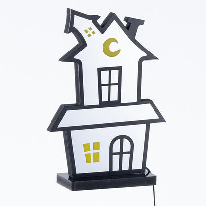 3D House Infinity Lights Halloween Decoration - image 5