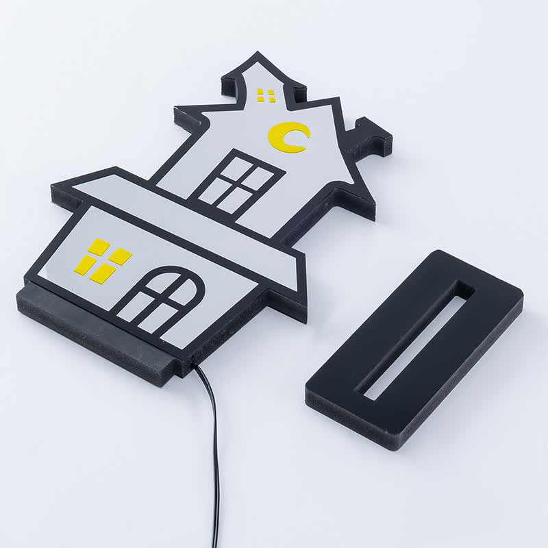 3D House Infinity Lights Halloween Decoration - image 6