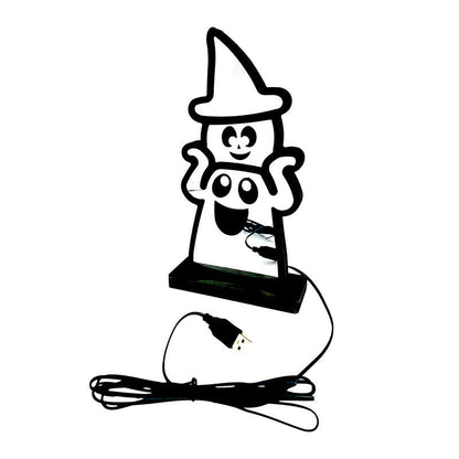 Halloween Funny Ghost Infinity Lights - image 10