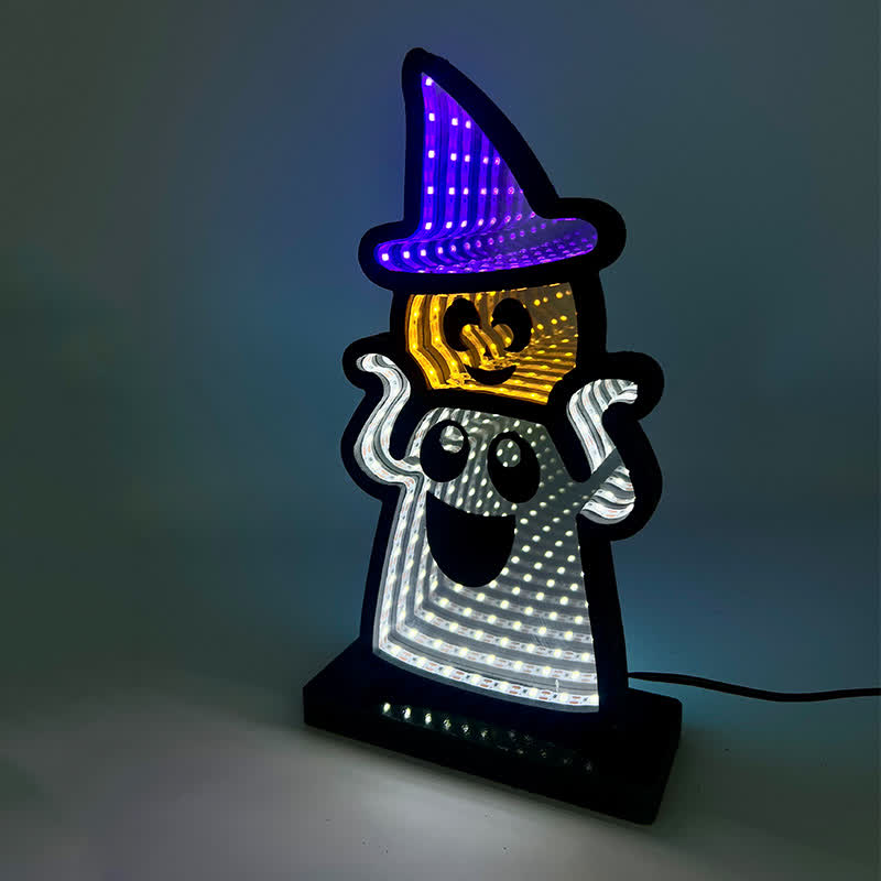 Halloween Funny Ghost Infinity Lights - image 9