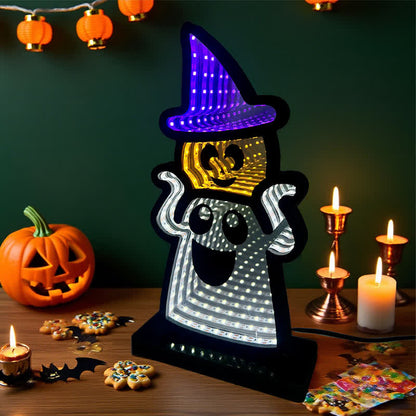Halloween Funny Ghost Infinity Lights - image 4