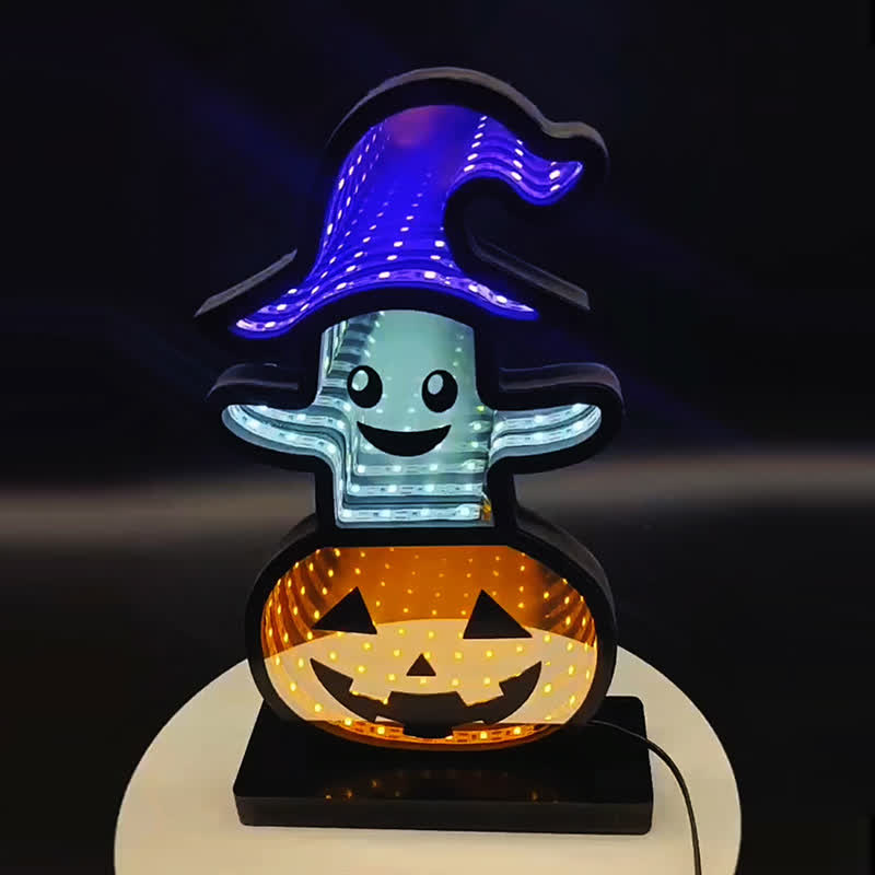 Halloween Party Infinity Lights Home Decoration - 3PCS - 2"W x 5"L x 8"H - image 4