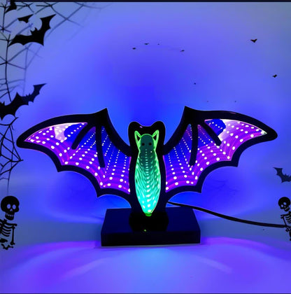 Halloween 3D Bat Infinity Lights  - image 3