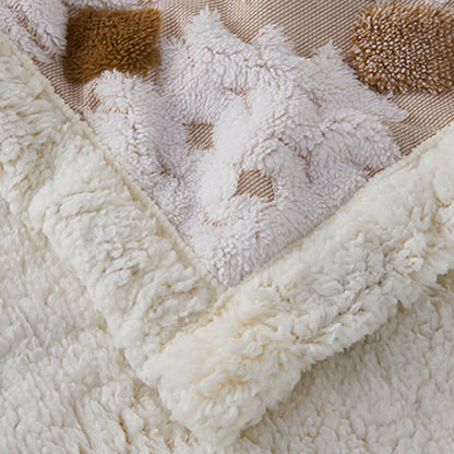 Bohemian Style Jacquard Sherpa Throw Blanket - image 6