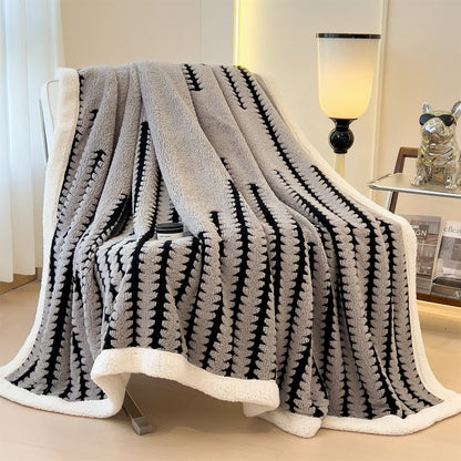 Geometric Print Jacquard Throw Blanket - image 10