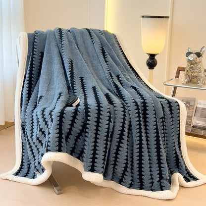 Geometric Print Jacquard Throw Blanket - image 21