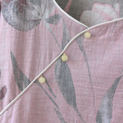 Tulip Cotton Gauze Jacquard Loungewear Set - image 8