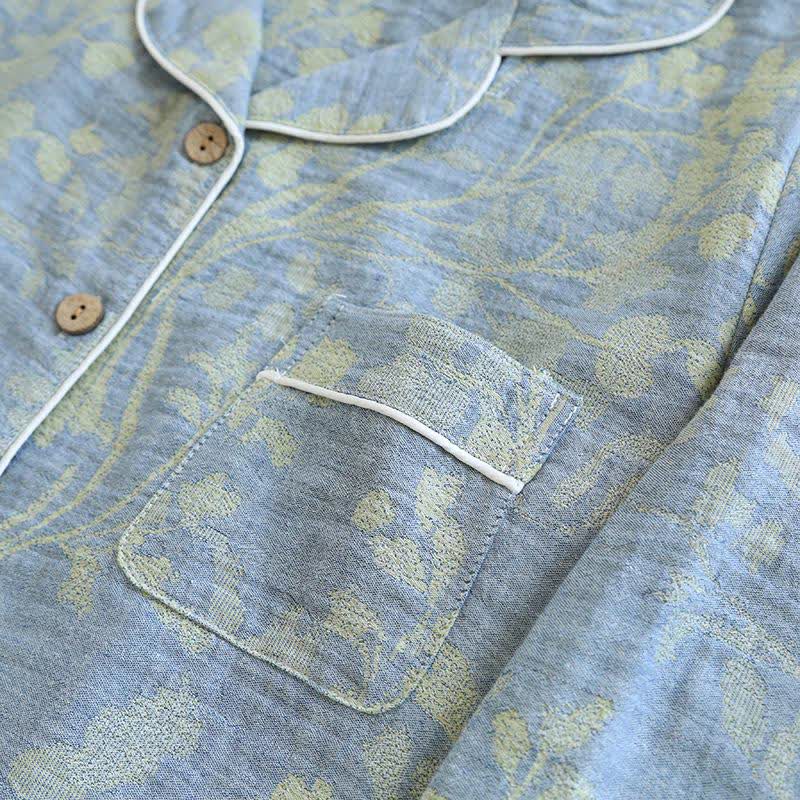 Elegant Floral Organic Cotton Loungewear Set - image 6