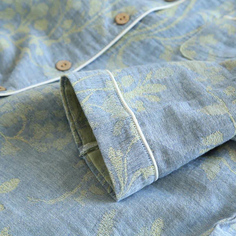 Elegant Floral Organic Cotton Loungewear Set - image 9