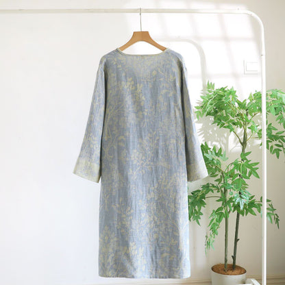 Elegant Floral Organic Cotton Nightdress - image 5