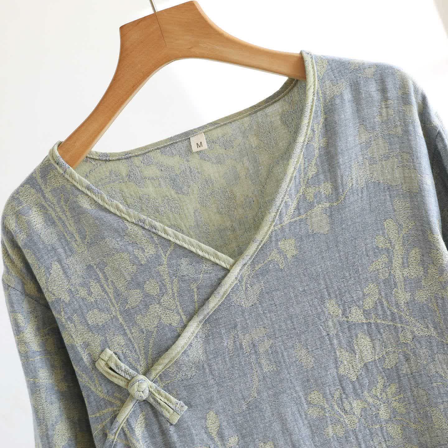 Elegant Floral Organic Cotton Nightdress - image 7