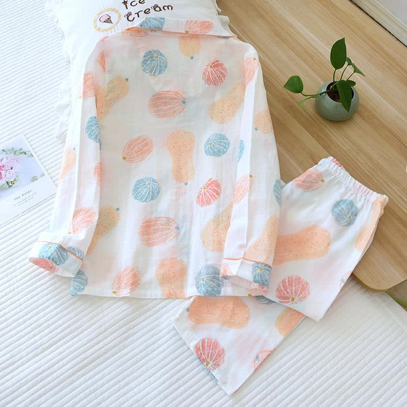 Pumpkin Organic Cotton Gauze Loungewear Set - image 2