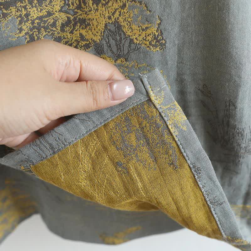 Unisex Landscape Cotton Gauze Bathrobe - image 10