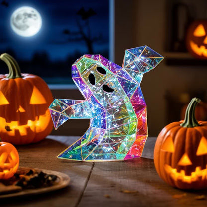 3D Ghost Infinity Lights Halloween Decoration - image 1