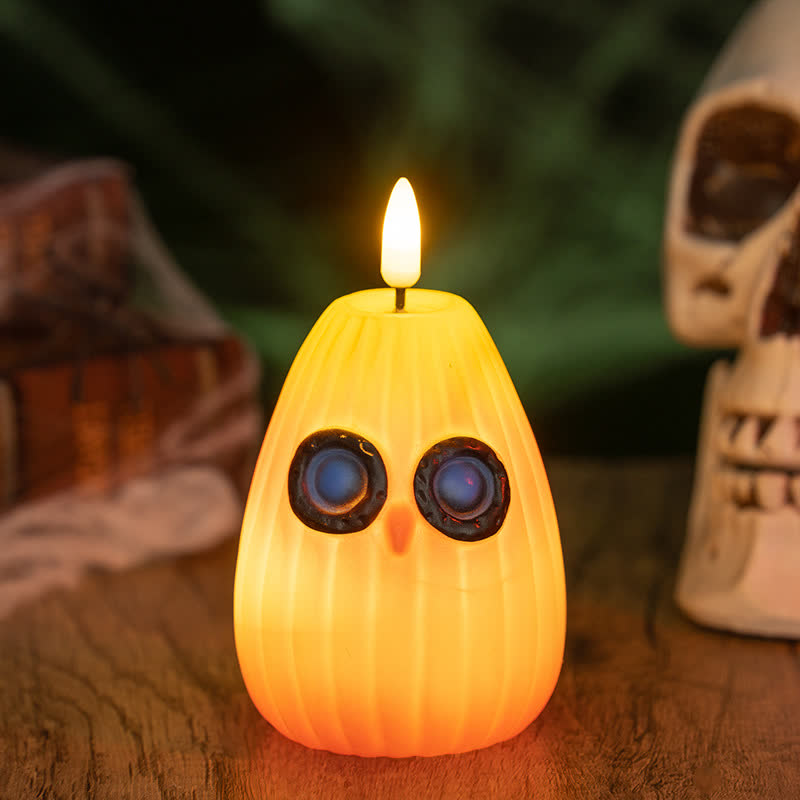 Halloween Owl Night Light Decoration - A - 2PCS - 2.83"W x 2.83"L x 3.82"H - image 6