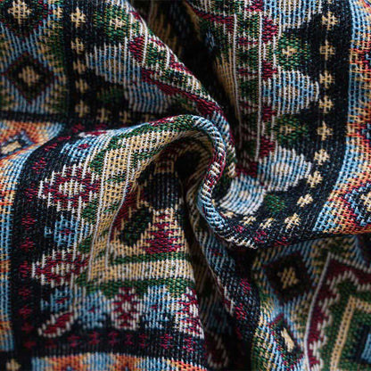 Geometric Plaid Sofa Throw Blanket - image 7