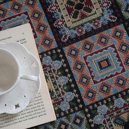 Geometric Plaid Sofa Throw Blanket - image 5