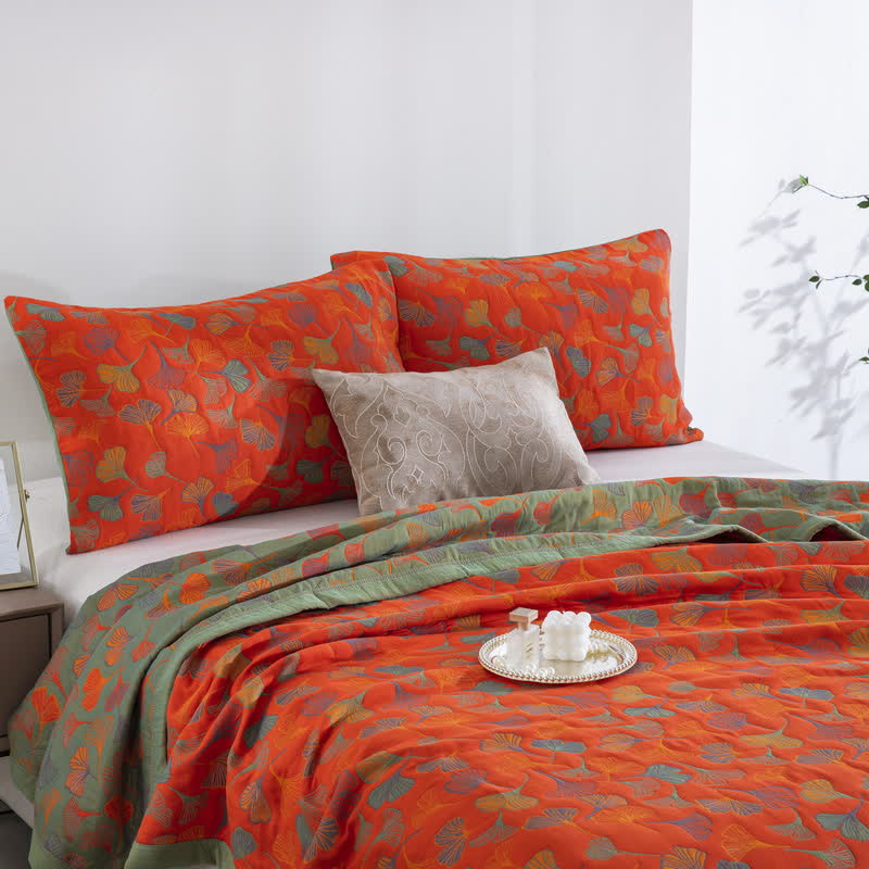 Ownkoti Ginkgo Biloba Organic Cotton Quilt - image 36