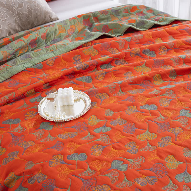 Ownkoti Ginkgo Biloba Organic Cotton Quilt - image 34