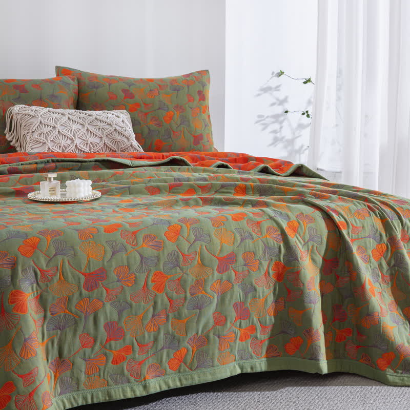 Ownkoti Ginkgo Biloba Organic Cotton Quilt - image 46