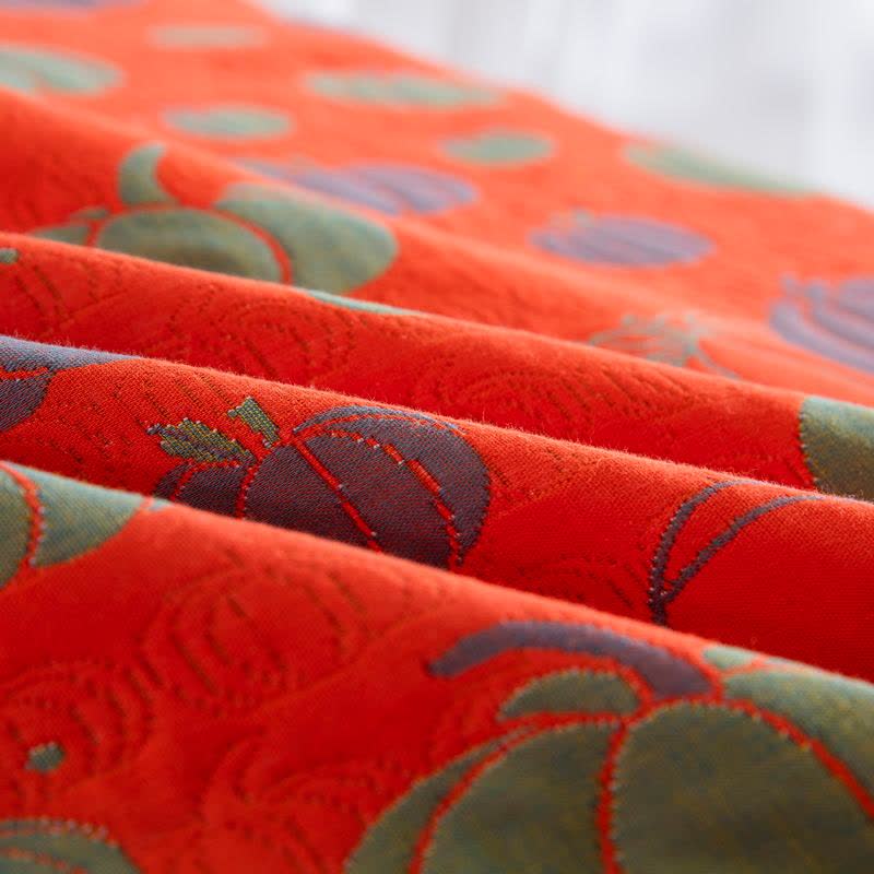 Pumpkin Organic Cotton Sheet Bedspread - image 18