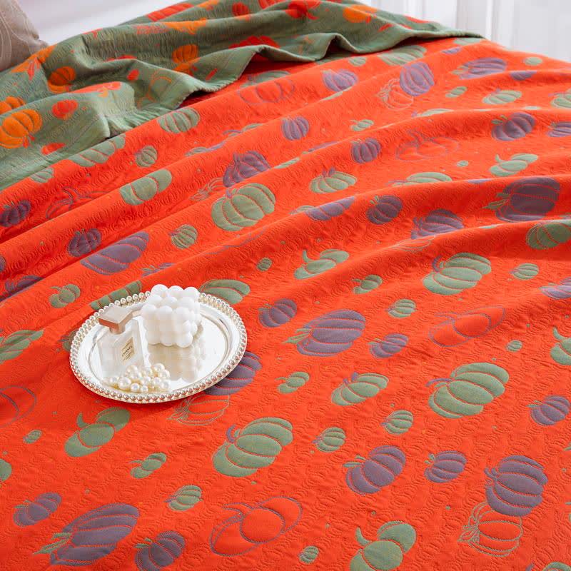 Pumpkin Organic Cotton Sheet Bedspread - image 14