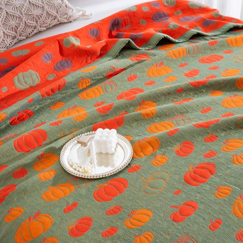Pumpkin Organic Cotton Sheet Bedspread - image 5