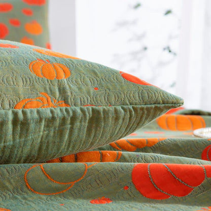Pumpkin Organic Cotton Sheet Bedspread - image 7