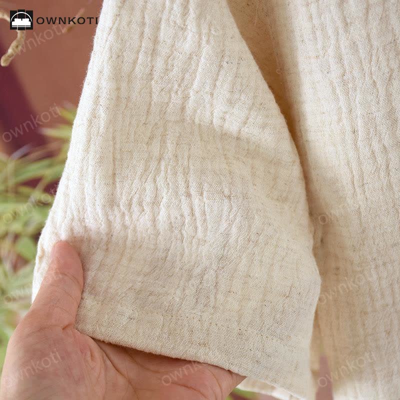 Ownkoti Matching Minimalist Cotton Linen Pajama Jammies - image 11