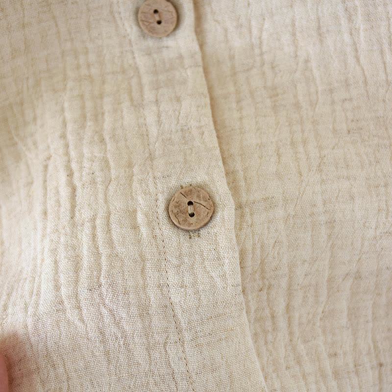 Matching Minimalist Cotton Linen Pajama Jammies - image 8