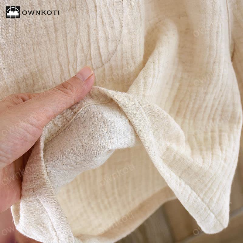 Ownkoti Matching Minimalist Cotton Linen Pajama Jammies - image 10