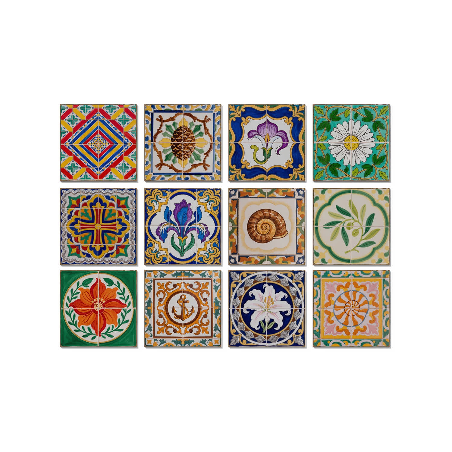 Vintage Talavera PET Foam Tile Wall Decals - image 6