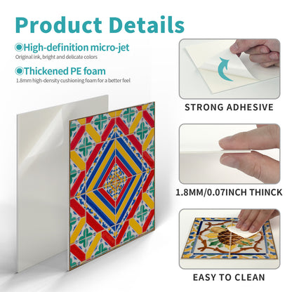 Vintage Talavera PET Foam Tile Wall Decals - image 10