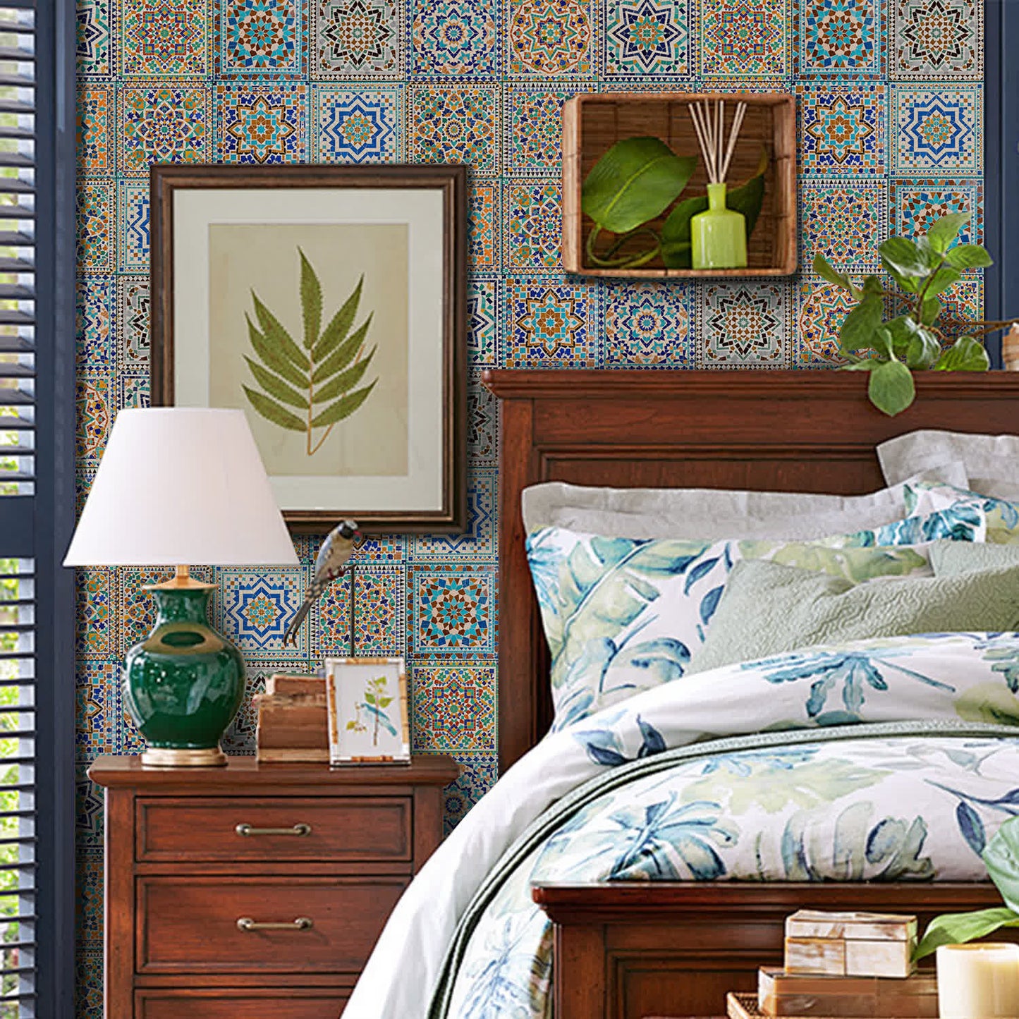 PET Foam Moroccan Mosaic Tile Wall Decals - image 2