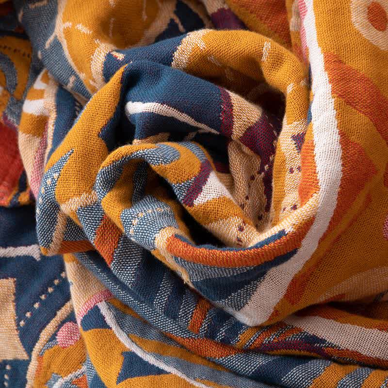 Bohemian Style Cotton Gauze Muslin Quilt - image 3