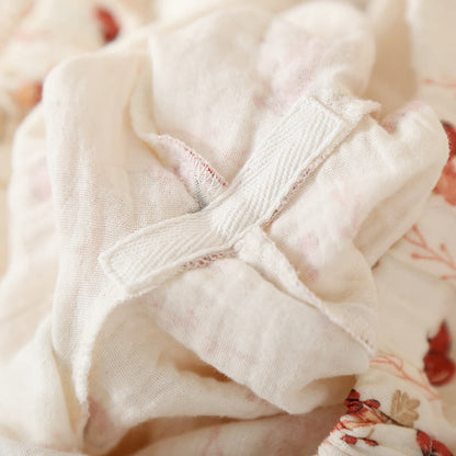 Cotton Gauze Cherry Mushroom Kimono Pajamas - image 4